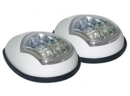 Светодиодные бортовые огни, белый пластик (10251837)